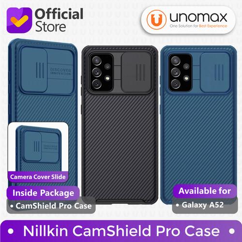 Foto Produk Case Samsung Galaxy A52 Nillkin CamShield Pro Camera Cover Casing - Black dari unomax