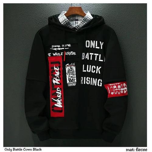 Jual Only Battle Hoodie Sweater Pria 