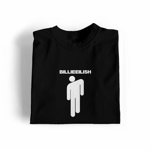 Jual T-Shirt Billie Eilish Logo Black 