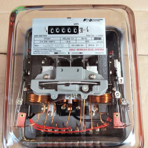 Gambar kilowatt Hour KWH Meter Fuji Darma FF23 3Phae 3 Phase Via CT Kelas 1.0 dari SURYA ELEKTRIK undefined Tokopedia