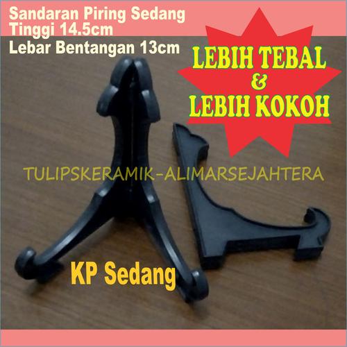 Foto Produk Sandaran piring hias / kaki piring pajangan Sedang ( Tinggi 14,5 cm ) dari Tulip'S Keramik