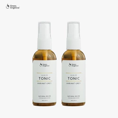 Foto Produk Green Angelica Hair Tonic Grey - Obat Penghilang Uban Rambut 60 ml x 2 dari GreenAngelica Official