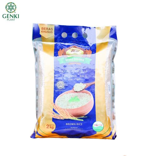 Foto Produk MD Beras Cokelat Organik (Brown Rice) - 2 kg dari Genki Plant