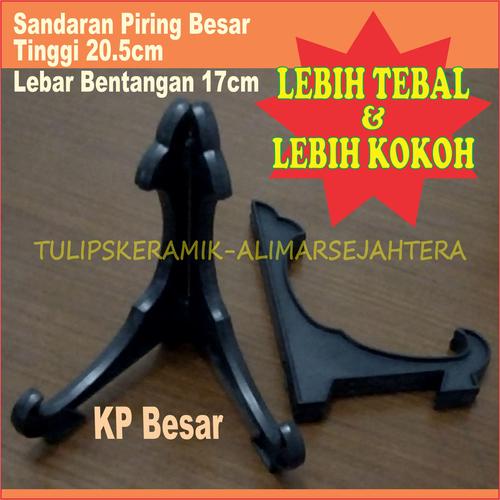 Foto Produk Sandaran piring hias / kaki piring pajangan Besar ( Tinggi 20,5 cm ) dari Tulip'S Keramik