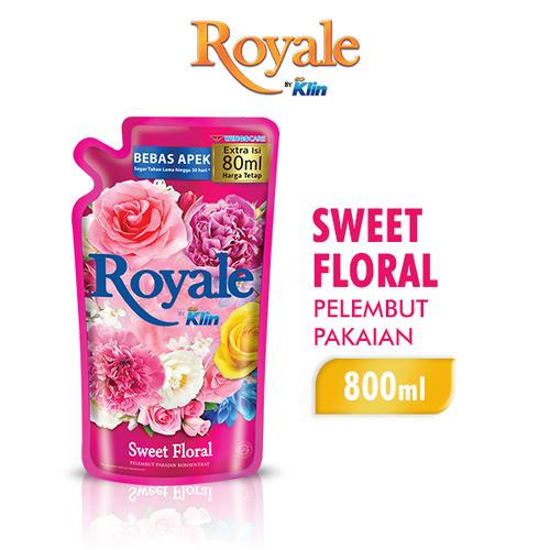 Foto Produk Royale Pelembut Pakaian Sweet Floral 800 ml dari Wings Official Store