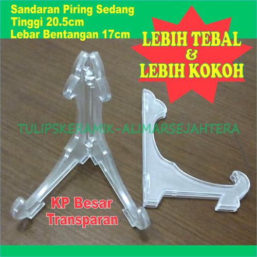 Foto Produk Sandaran piring hias / kaki piring pajangan Besar ( Tinggi 20,5cm ) dari Tulip'S Keramik