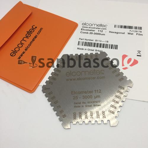 Jual 112 Stainless Steel Hexagonal wet film thickness comb