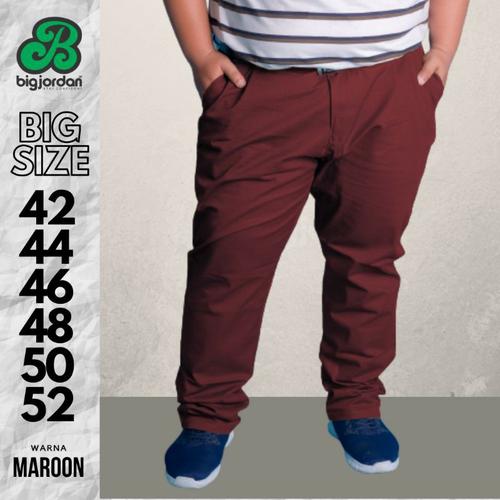 Jual celana chinos pria big size 