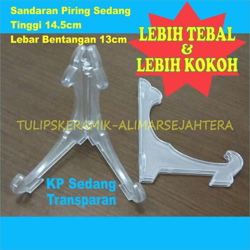 Foto Produk Sandaran piring hias / kaki piring pajangan Sedang ( Tinggi 14,5cm ) dari Tulip'S Keramik