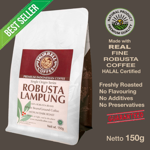 Foto Produk Robusta Lampung/ robusta/ premium/kopi bubuk dari MURRELL COFFEE ROASTERS