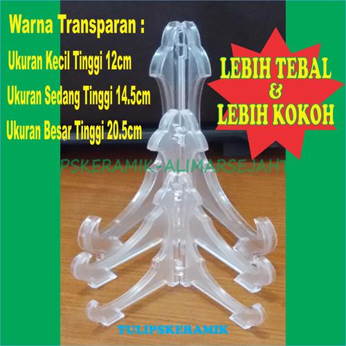 Foto Produk Kaki piring pajangan / stand kaki penyangga piring / dudukan frame dari Tulip'S Keramik