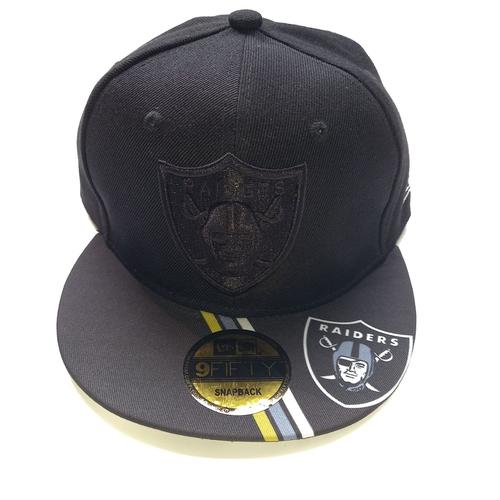 RAIDERS CAMO BLACK ON BLACK SNAPBACK 