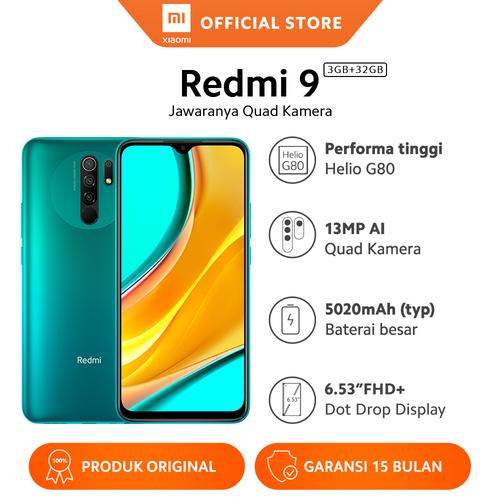 Foto Produk Xiaomi Official Redmi 9 3/32 GB Garansi Resmi Mi Smartphone - Ocean Green dari Xiaomi Official Store