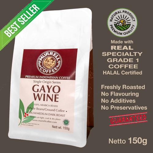 Gambar GAYO WINE kopi arabica specialty premium biji bubuk MURRELL COFFEE - Medium Roast,BIJI dari MURRELL COFFEE ROASTERS Jakarta Barat Tokopedia