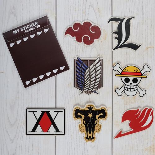 Jual Sticker Anime Terlengkap - Logo Anime One Piece Shingeki no Kyojin