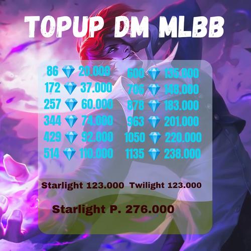 Jual Diamond Ml Kota Palembang Acristore Tokopedia