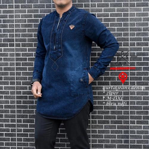 Jual koko kurta jeans qurta lengan 