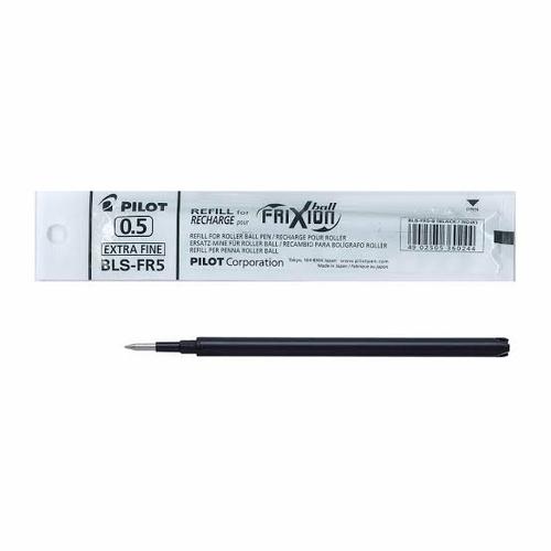 Refill Isi Ulang Pen Frixion Pilot BLS-FR5 Extra Fine Erasable  Hitam di Ritchi Shoppu Tokopedia