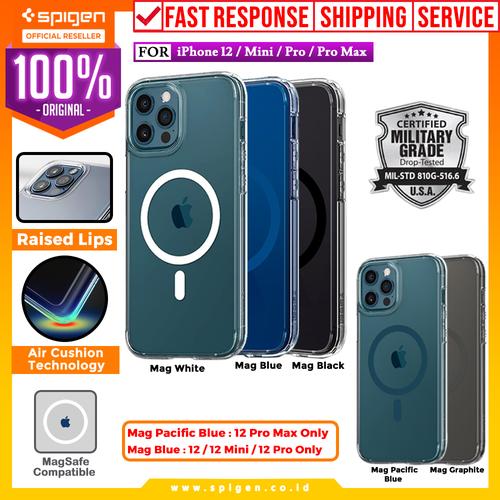Foto Produk Case iPhone 12 Pro Max/Pro/Mini Spigen Ultra Hybrid Anti Crack Casing - 12 or 12 Pro, Crystal Clear dari Spigen Official