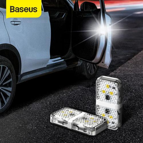 Gambar LAMPU PINTU MOBIL LED BASEUS SAFETY CAR DOOR WARNING LIGHT LED - Putih dari Baseus Official Store Kota Tangerang Tokopedia