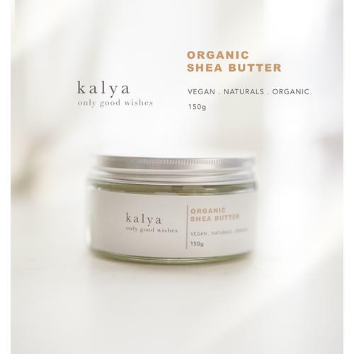 Foto Produk 100% pure organic shea butter/ organik/ vegan/ pelembab alami/ 150gr dari kaylanaturals