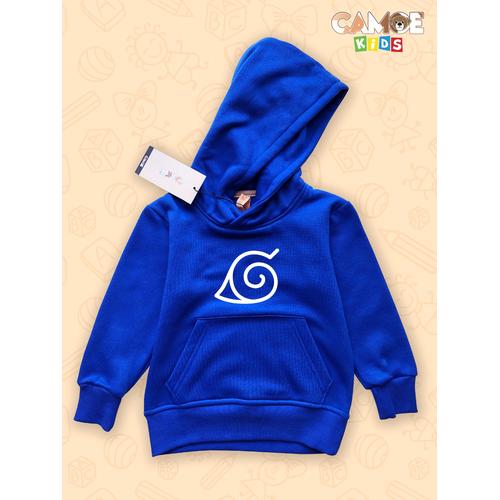 Jual Jaket hoodie anak Kids premium anime naruto konoha jepang M