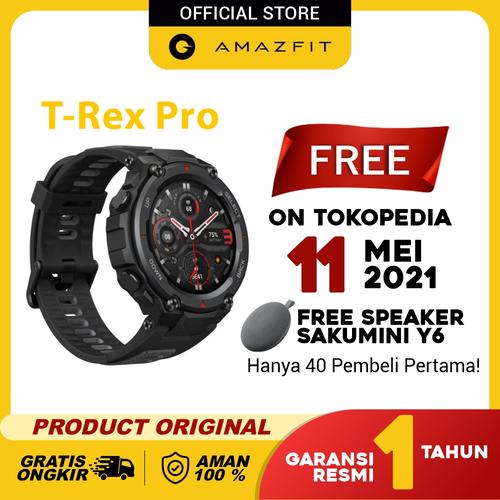Foto Produk Amazfit T-Rex Pro Explore Your Instinct Military Grade Garansi Resmi - Meteorite Black dari Amazfit Official