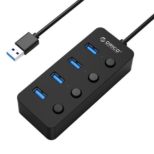 Foto Produk USB HUB Orico W9PH4 4 Port USB 3.0 Portable With On OFF dari PojokITcom Pusat IT Comp