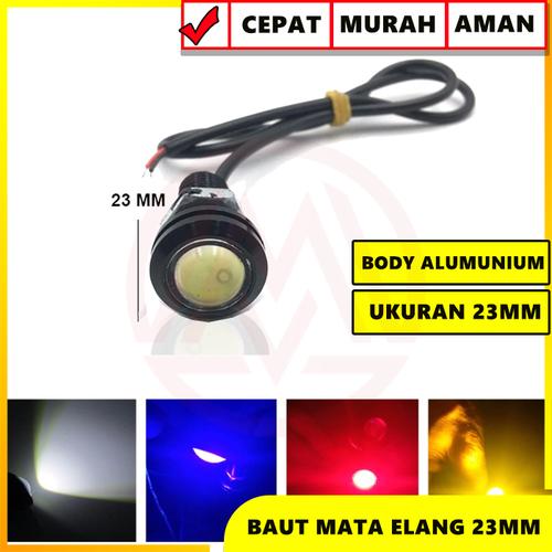 Gambar eagle eye 23mm led / drl led universal mata elang besar - Putih dari Modifikasi Market Jakarta Utara Tokopedia