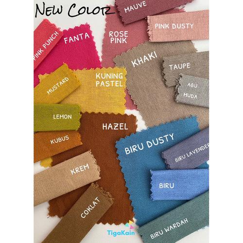 Foto Produk 1 Meter Kain Linen Rami Bahan Katun Linen dari Nacy Tex
