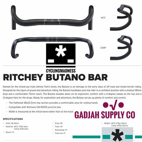 cy-*-ma dropbar RITCHEY BUTANO 40 cm 