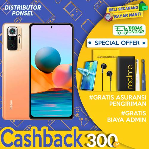 Foto Produk Xiaomi Redmi Note 10 Pro 8/128GB 6/64GB Garansi Resmi TAM 64 GB 128 GB - 6GB 64GB, Non Bundle dari Distributor Ponsel