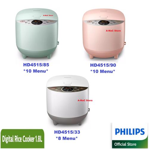 Promo PHILIPS RICE COOKER HD4515 DIGITAL 1.8L PENANAK NASI Khusus TNG