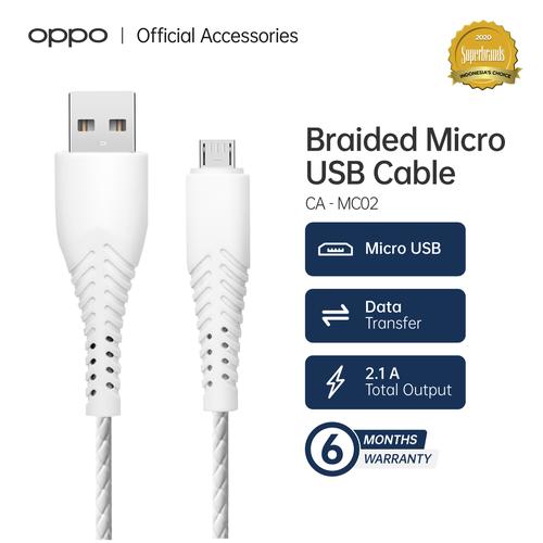 Foto Produk CADE Kabel Data Micro USB 100cm Cable Garansi Resmi CA-MC02 dari OPPO OFFICIAL STORE