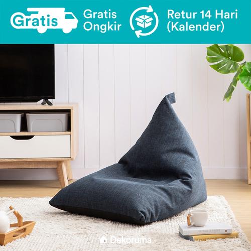Gambar Dekoruma Lobo Mini Bean Bag Sofa + Isi - Mystic Blue dari Dekoruma Official Store Kab. Tangerang Tokopedia