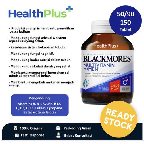 Foto Produk Blackmores Multivitamin for Men - HealthPlus+ - 150 Tablet dari HealthPlus+