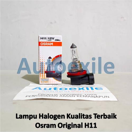 Foto Produk Osram Original Spare Part H11 12V 55W 64211 Made Germany Lampu Mobil dari Autoexile