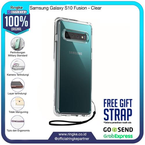 Foto Produk Ringke Samsung Galaxy S10/S10+/S10e Fusion Anti Crack Anti Drop - S10-Clear dari Official Ringke Partner