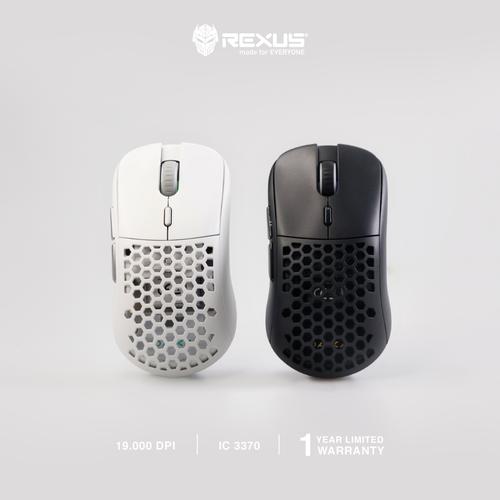 Foto Produk Rexus PRO Mouse Wireless Gaming Daxa Air II - Hitam, Case Merah dari Rexus Official Store