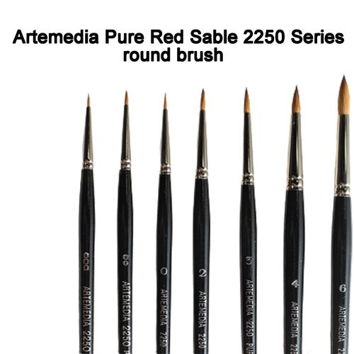 Jual Artemedia Pure 2250 Sable Round Brush No.6 Kota Denpasar