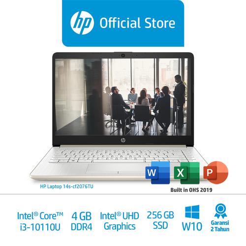 Foto Produk HP 14s-cf2076TU Laptop/Core i3/4GB/IntelUHDGraphics/256GBSSD dari HP Official
