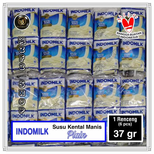 Jual Indomilk Susu Kental Manis Plain Sachet 37 gr (Harga Renceng