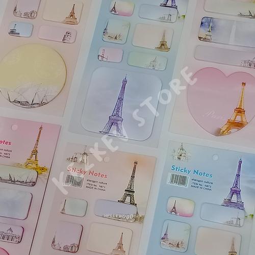 Jual Sticky Notes Cute Scrapbook Motif Aesthetic Pattern Dekorasi #01 ...