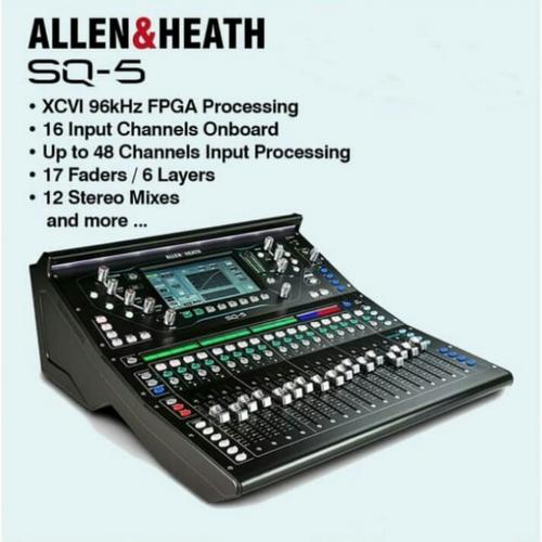 Jual Mixer digital Allenheath SQ5/Digital mixer Allen heath SQ5 original Jakarta Barat Aero