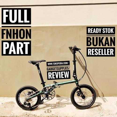 Foto Produk Sepeda Lipat Fnhon Gust Black Gold Spesial Edition Custom - Hijau dari JUALGADGETS