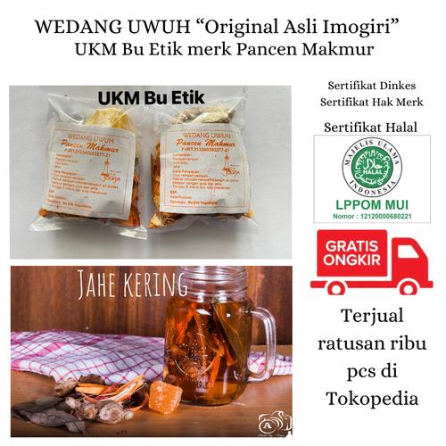 Foto Produk Wedang Uwuh Jahe Kering Ecer - Ekonomis dari UKM Bu Etik