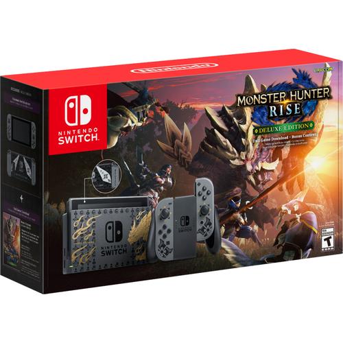 Jual Nintendo Switch Console [Monster Hunter Rise Special Edition