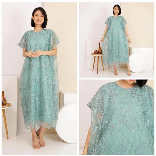 Foto Produk LUMIERRE PEARL KAFTAN - KAFTAN TILE BRUKAT MUTIARA - Tosca dari Cosmofase