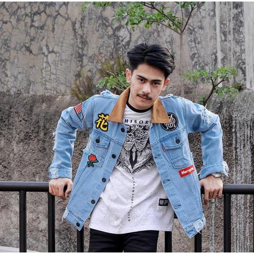 Jual Jaket Urban Jeans Pria Bahan Denim 