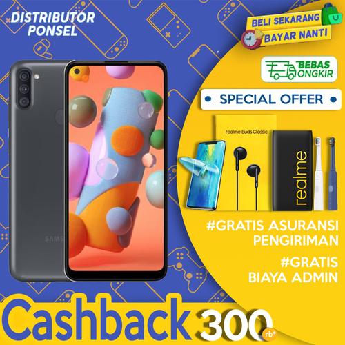 Foto Produk Samsung Galaxy A11 3GB/32GB Garansi Resmi SEIN 3 GB 32 GB Hitam Biru - Non Bundle dari Distributor Ponsel